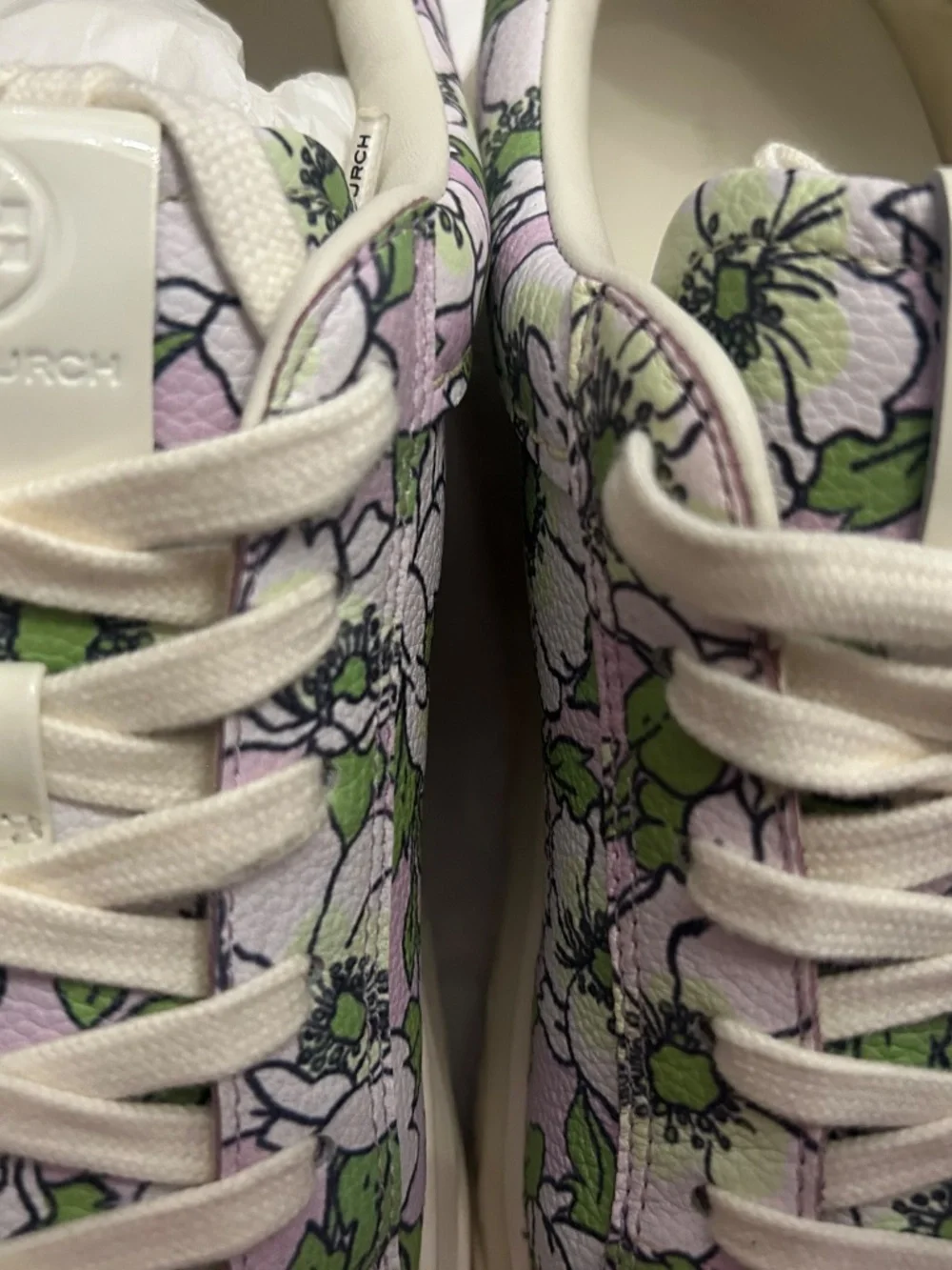 🌸 Tory Burch Ladybug Platform Sneakers